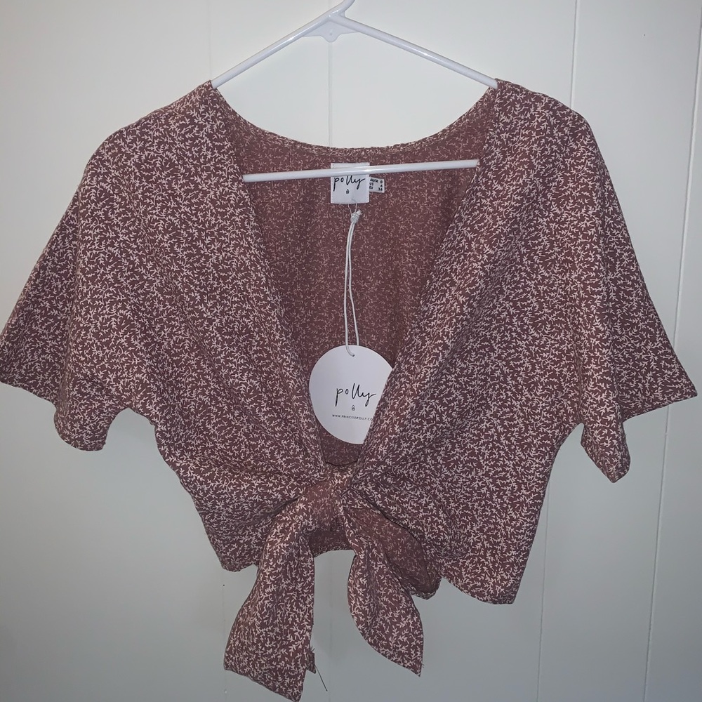 Princess Polly tie front top
